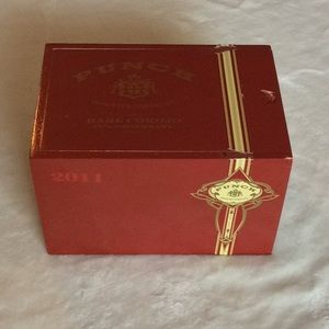 Punch Cigar Box with Sliding Top
